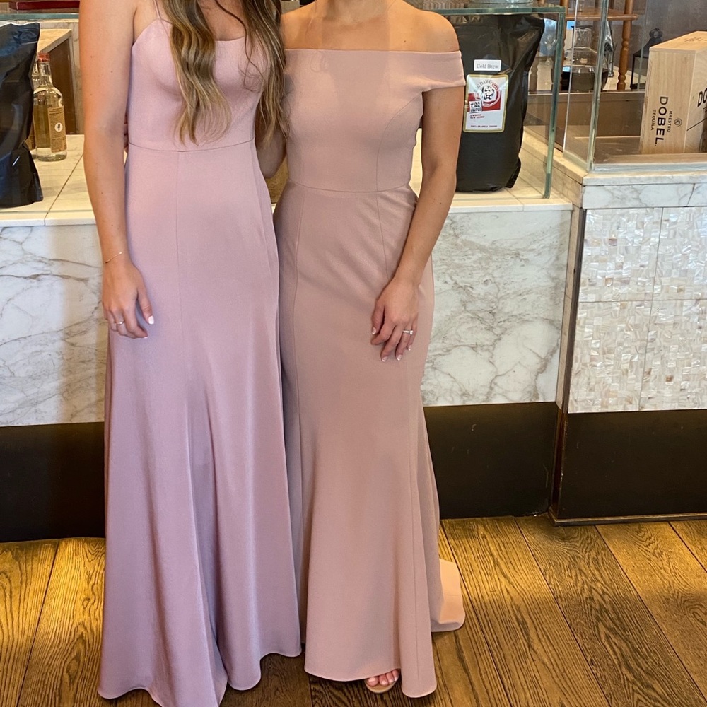 Mauve Jenny Yoo size 2 gown, worn once! Great condition